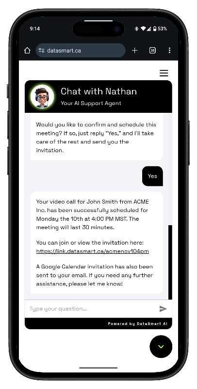 Nathan collecting the right details to produce an accurate quote and log it to the CRM