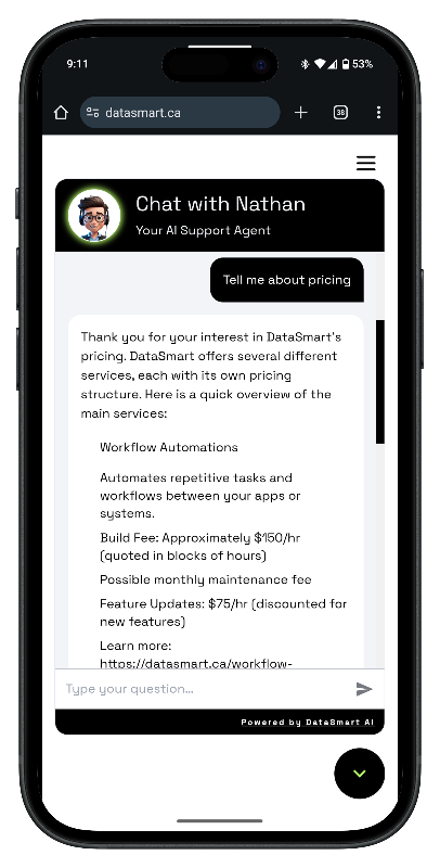 Nathan collecting the right details to produce an accurate quote and log it to the CRM